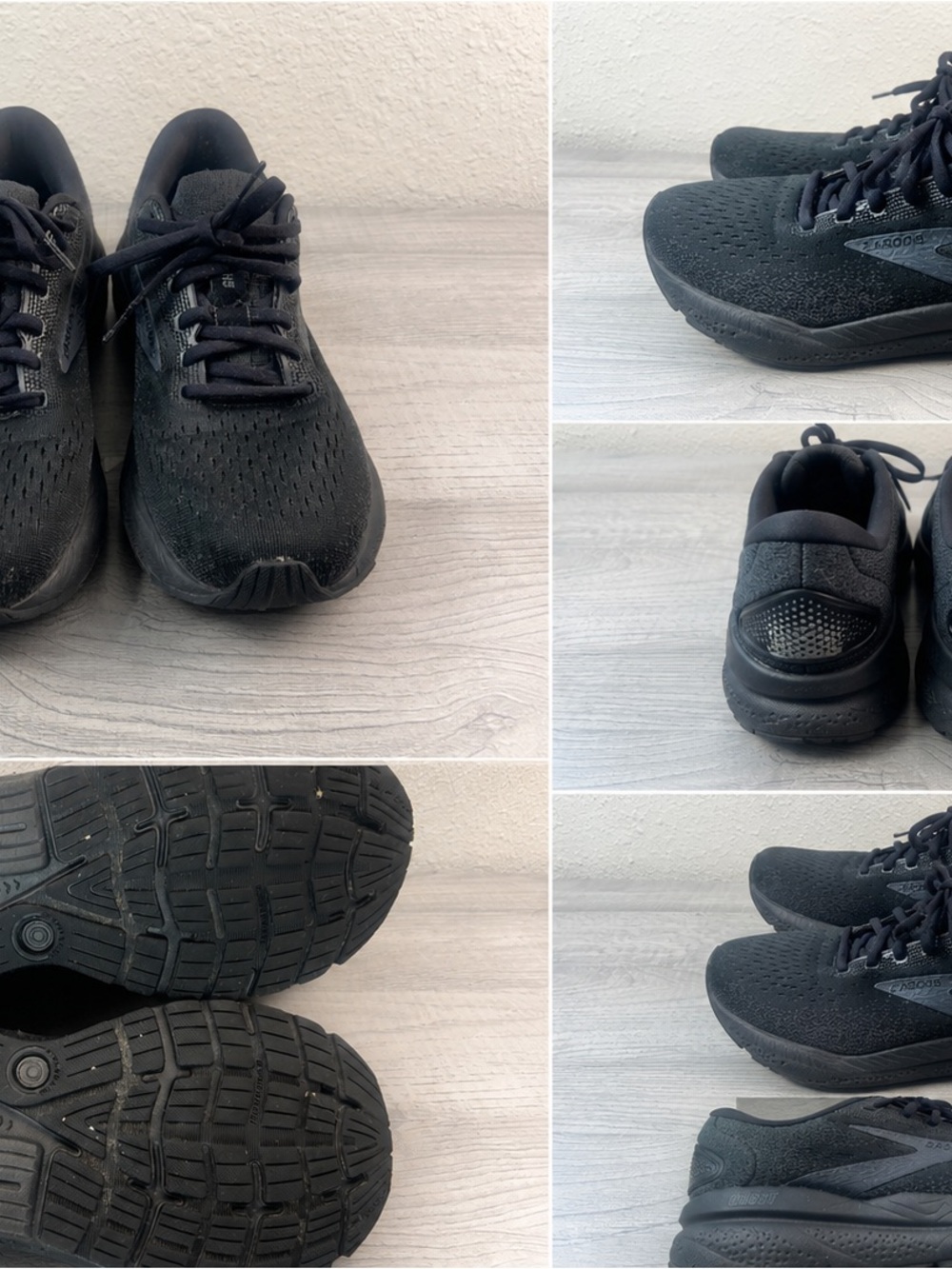 Brooks  Ghost 21 Men’s Size 8.5 Black Performance Running Shoes